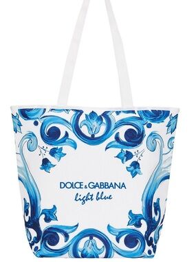 *FREE* Dolce & Gabbana Floral Light Blue Tote Bag- w/purchase from my closet.